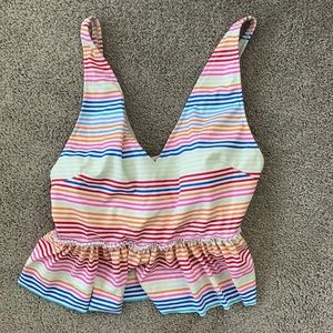 Kortni Jeane Scoop Back Swim Top. M.